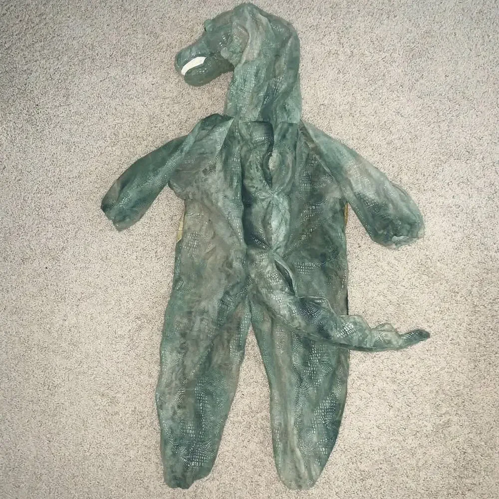 PLUSH Green T-Rex Plush Costume Child Baby SZ 12-18 Months